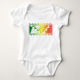 Beautiful Blessings - Red/Yellow/Green -  Baby Bodysuit