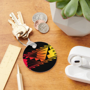 Beautiful Blessings - Red/Yellow -  Key Ring