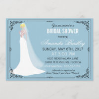 Beautiful Blonde Bride Bridal Shower
