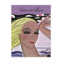 Beautiful Blonde Lady  (Personalise)