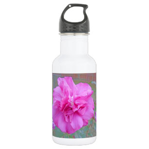 Beautiful Blooming Fuschia Rose 532 Ml Water Bottle