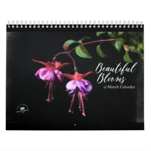 Beautiful Blooms 12-Month Calendar