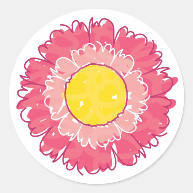Beautiful Blossom Sticker - Pink (Front)