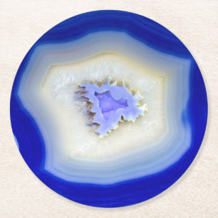 Beautiful Blue Agate Drinks Coasters