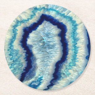 Beautiful Blue and Turquoise Agate Drinks Coasters