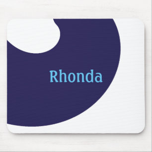 Beautiful Blue and White mousepad