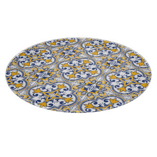 💙💛 Beautiful blue and yellow Azulejos 9 Cutting Cutting Board