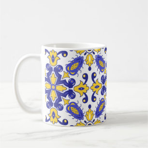 💙💛 Beautiful blue and yellow Azulejos Coffee Mug