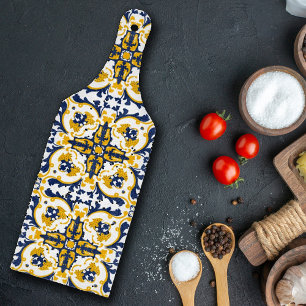 💙💛 Beautiful blue and yellow Azulejos Cutting Board