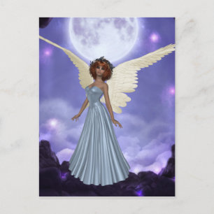 Beautiful Blue Angel Postcard