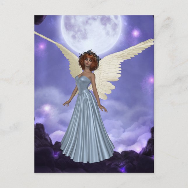 Beautiful Blue Angel Postcard (Front)