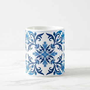 💙 Beautiful blue Azulejos II XXL tiles Coffee Mug
