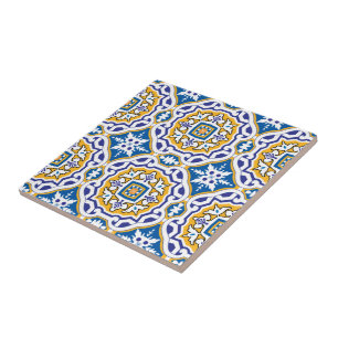 💙 Beautiful blue Azulejos IV Small decorative Tile