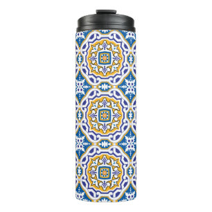 💙 Beautiful blue Azulejos IV Thermal Tumbler