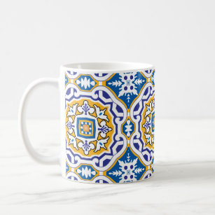 💙 Beautiful blue Azulejos IV XXL tile Coffee Mug