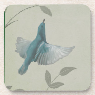 Beautiful Blue Bird Coaster
