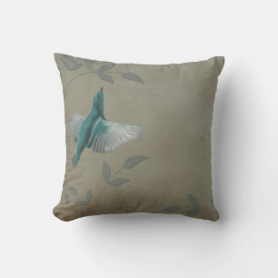 Beautiful Blue Bird Cushion