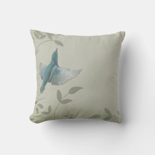Beautiful Blue Bird Cushion