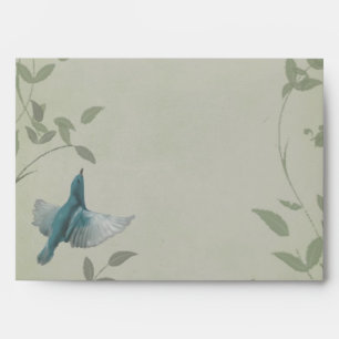 Beautiful Blue Bird Envelopes