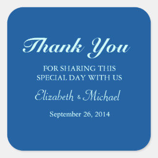 Beautiful Blue Calla Lily Flower Vintage Square Sticker