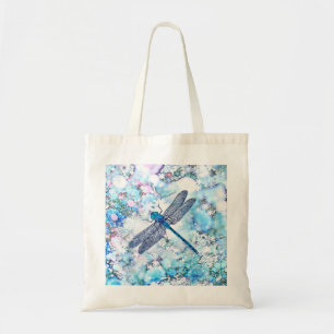 Beautiful Blue Dragonfly Tote Bag