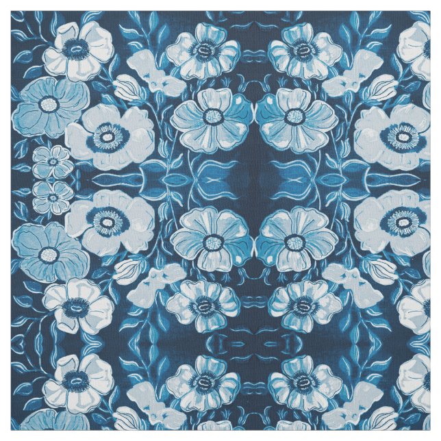 Beautiful Blue Fabric (Swatch)