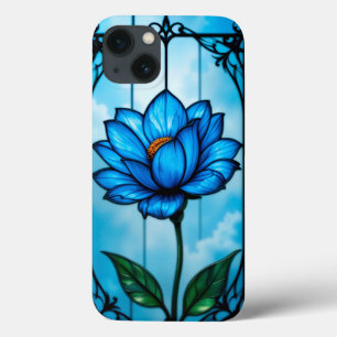 Beautiful blue flower, iPhone 13 case