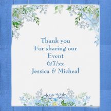 Beautiful blue flower thank you 