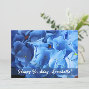 Beautiful Blue Flowers For Any Occasion Card 