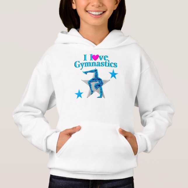 BEAUTIFUL BLUE I LOVE GYMNASTICS (Front)