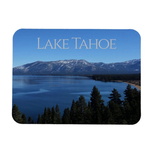Beautiful Blue Lake Tahoe Magnet (Horizontal)