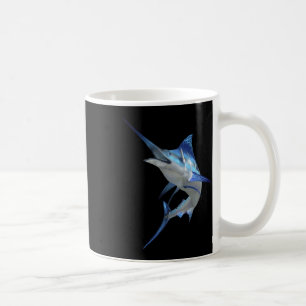 Beautiful Blue Marlin Fishing Short Sleeve Coffee Mug