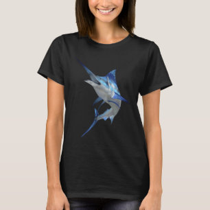 Beautiful Blue Marlin Fishing Short Sleeve T-Shirt