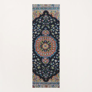 Beautiful Blue Oriental Antique Kilim Rug Yoga Mat