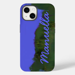Beautiful Blue Personalised Case-Mate iPhone 14 Case
