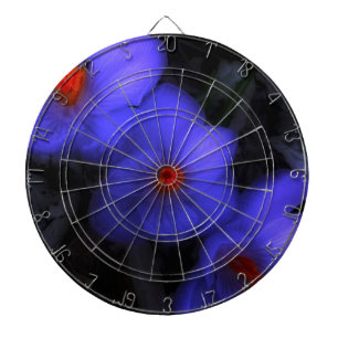 Beautiful Blue Purple Crocus Blooms Dartboard