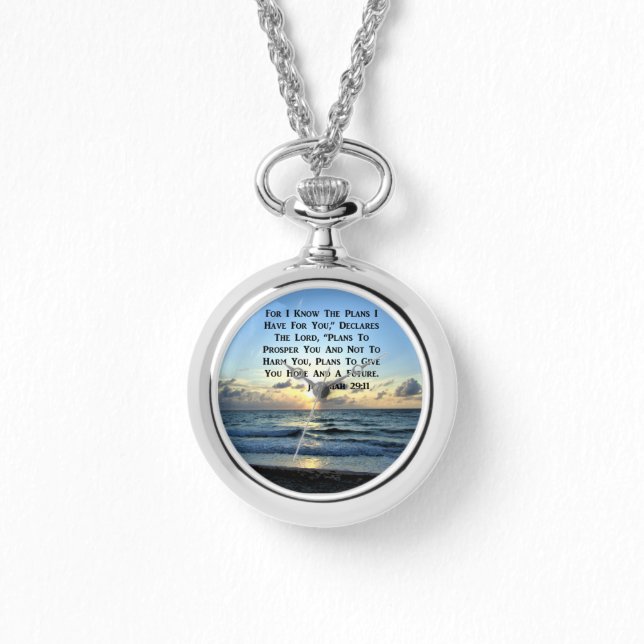 BEAUTIFUL BLUE SKIES JEREMIAH 29:11 PHOTO WATCH (Front)