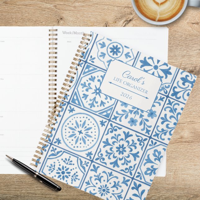 Beautiful Blue Tile  Planner (Creator Uploaded)