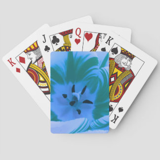 Beautiful Blue Tulip Playing Cards