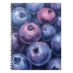 Beautiful Blueberries   Fruit Painting Notebook