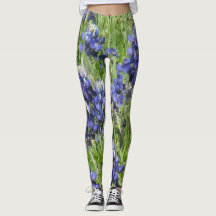 Beautiful bluebonnet leggins