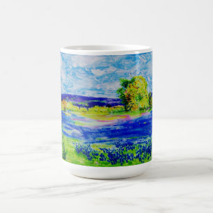 beautiful bluebonnets coffee mug