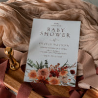 Beautiful Bohemian Flowers Baby Shower