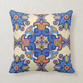 Beautiful Boho Talavera Tile Cushion