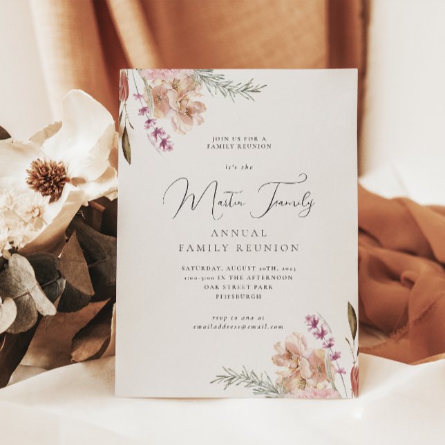 Beautiful Boho Watercolor Family Reunion (Creator Uploaded)