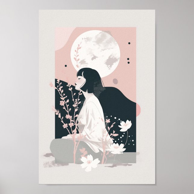 Beautiful Boho Woman Poster (Front)