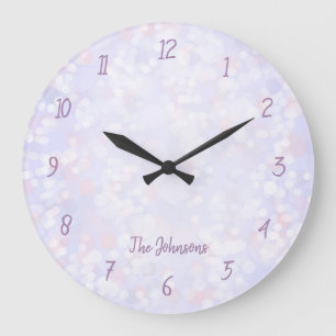 Beautiful Bokeh Large Clock
