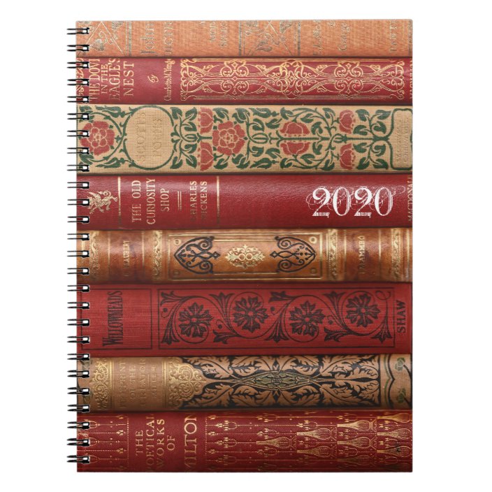 Beautiful Book Spines 2021 Zazzle.co.uk