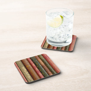 Beautiful Book Spines Coaster