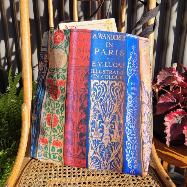 Beautiful Book Spines Tote Bag (Creator Uploaded)